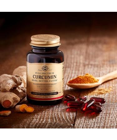 Solgar Full Spectrum Curcumin 90 Softgels - Potent Liquid Extract for Joint Support - Buy Online on GoSupps.com