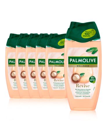Palmolive Palmolive Wellness Revive Body Wash 250 ml with Macadamia Oil and Essential Oils 6 Pack