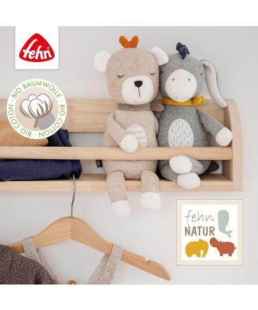 Fehn Cracker Donkey - Organic Cotton Activity Toy for Babies | Rustling Motor Skills Toy - Ideal for 0+ Months | Fehnnatur - Buy Online on GoSupps.com
