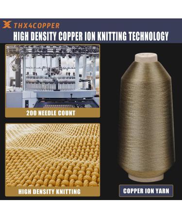 THX4Copper Compression Socks for Plantar Fasciitis - Low Cut Unisex Foot Support for Athletic Running Travel & Cycling - 5 Pairs L Black/Gray - Buy Online on GoSupps.com