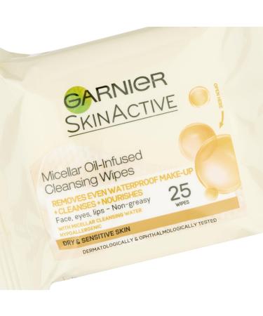 Garnier Micellar Oil-Infused Face Wipes - Pack of 1 | Gentle Cleansing and Makeup Removal - Buy Online on GoSupps.com