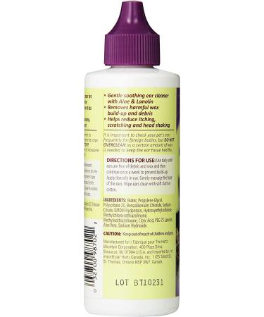 Htz Ear Cleaner 4 oz - For Cats and Dogs - Buy Online on GoSupps.com