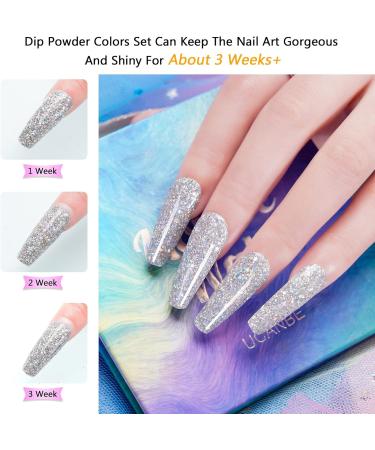Dipping Powder Nail Kit - 12 Color Set for DIY & Salon Manicure - wakaniya Starter Kit with Base, Top Coat, Activator, Brush, Saver - Clear, White, Nude, Silver French Dip System - Buy Online on GoSupps.com