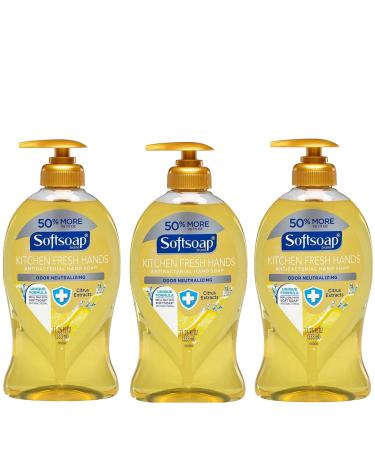 Softsoap Kitchen Fresh Hands Antibacterial Soap Citrus Extracts (3 pack of ll.25 FL Oz. Size)