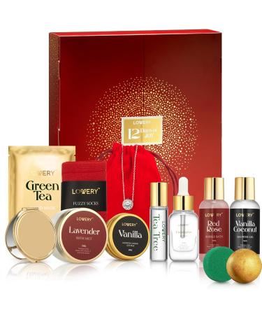 Birthday & Anniversary Gifts for Her | 12-Day Beauty Surprise Set | Spa & Bath Gift for Women & Men - Buy Online on GoSupps.com