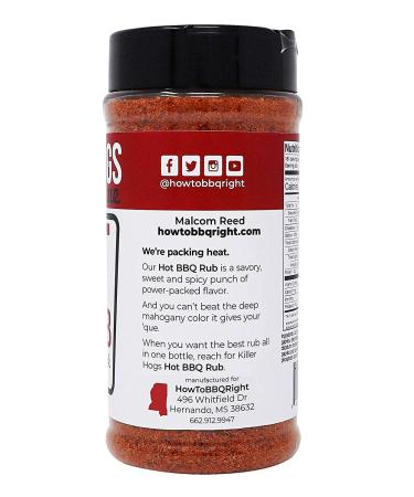 Killer Hogs BBQ Rub + HOT Rub Bundle - Perfect Seasoning Combo for BBQ Enthusiasts - Buy Online on GoSupps.com