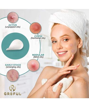 GR8FUL Deep Acne Pimple Clarifying Microneedle Patch - Cystic & Early-Stage Acne Treatment - Blemish Healing Zit Cover Dots (9 Count) - Buy Online on GoSupps.com