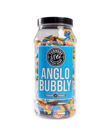 Anglo Bubbly - 350g by Turners Sweet Shop Traditional Retro Gift Jar Classic Original Pick & Mix Sweets Quality Confectionary Fantastic Gifts for Him Her or Them