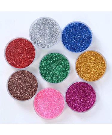 24 Colors Fine Craft Glitter for Resin, Makeup, Body, Nail, Face, Hair - 5.5oz - Buy Online on GoSupps.com