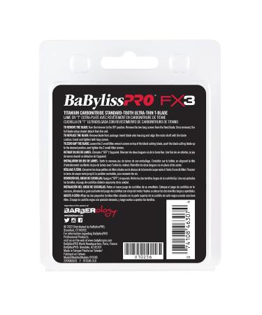 Buy BaBylissPRO FX3 Standard Tooth Replacement Blades - Durable Titanium Carbon-Nitride for Precision Hair Cutting | International Shipping Available - Buy Online on GoSupps.com