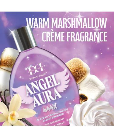 Brown Sugar Angel Aura Tanning Lotion 444X Plateau-Transcending Cloud Bronzer with Halo Effect Skin Illuminators 13.5 Fl Oz - Buy Online on GoSupps.com
