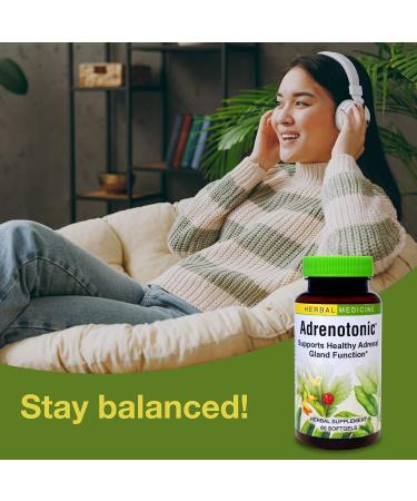 Herbs Etc. Adrenotonic - Herbal Supplement for Adrenal Gland Health Support - Energy Support Supplement for Men & Women - 60 Softgels (60 Servings) - Buy Online on GoSupps.com