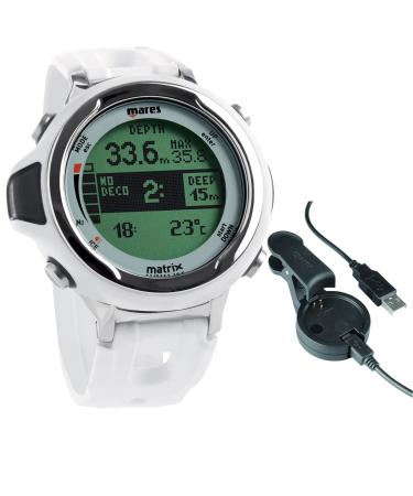 Mares Matrix Dive Computer, White