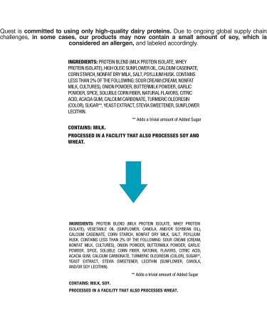 Quest Nutrition Protein Chips Variety Pack - BBQ, Cheddar, Sour Cream & Onion - High Protein, Low Carb - 1.1 oz (Pack of 12) - Buy Online on GoSupps.com