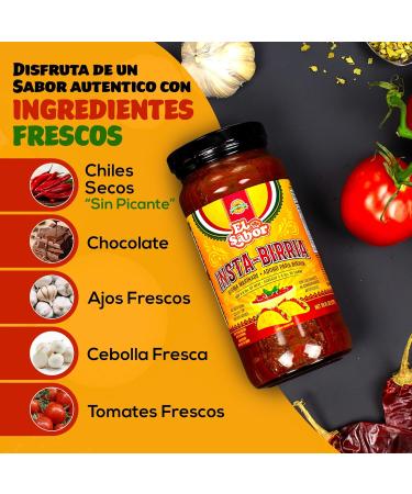 Gourmet Instabirria Mix | 16 fl oz glass jars to make birria stew birria tacos and quesabirrias | birria adobo mix just add water and meat | for 4 to 6 pounds of meat each | authentic Mexican flavor | versatile for any type of meat | easy crock pot meal | - Buy Online on GoSupps.com