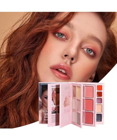 Makeup Palette Book Pigment Rich Formula 60X1.2G+12X4.5G+6X2.5G Travel Blush Palette Makeup Kit for Women Long Lasting Finish For Women Debu - Buy Online on GoSupps.com