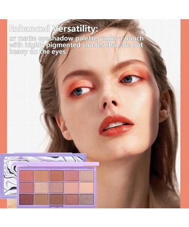 Matte Eyeshadow Palette | Smudge-Proof Long-Lasting Eye Shades Makeup Supplies Satge Use for Home Working Shopping Gathering Dating Traveling 01# - Buy Online on GoSupps.com