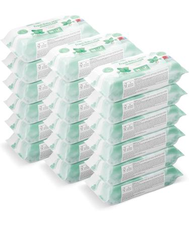 Amazon brand: Mama Bear Frisch Baby Wet wipes aloe vera 1008 pieces (18 packs with 56) packaging may differ 56 pieces (18 pack)