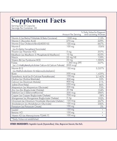 FullWell Prenatal Vitamin + DHA | Omega 3 Fish Oil with DHA & EPA for Brain Development & Nervous System Support | 26+ Vital Nutrients | Dietitian-formulated Non-GMO 3rd Party Tested 30 Servings Unflavored 150 Count (Pac  - Buy Online on GoSupps.com
