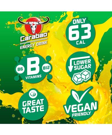 Carabao Energy Drink - Original - Pack of 12 - 330ml - Buy Online on GoSupps.com