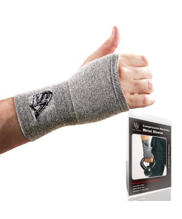 Vital Salveo-Wrist Compression Recovery Carpal Tunnel Hand Sleeve/ Brace(Small)-1PC