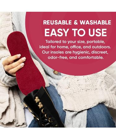 Snook-Ease Heated Insoles - Foot & Toe Warmers for Women | Reheatable & Washable | Fits All Footwear | Microwavable Inserts - Buy Online on GoSupps.com