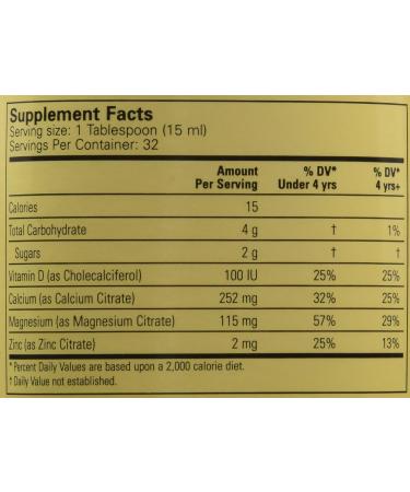ChildLife Essentials Liquid Calcium with Magnesium 16 oz - Optimal Bone Health Support - Buy Online on GoSupps.com