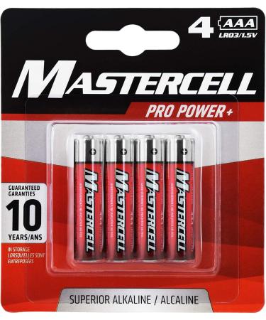 Dorcy 41-1624 Mastercell Alkaline AAA Battery - Pack of 4 | High-Performance Long-Lasting Power - International Shipping Available - Buy Online on GoSupps.com