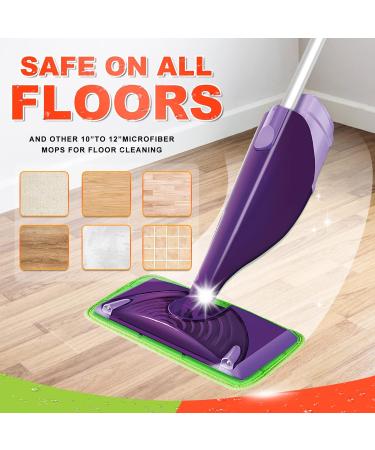 DAPPER Reusable Mop Pad Refills - 2 Pack Microfiber Pads for Swiffer WetJet Mop | Wet & Dry Floor Cleaning - Buy Online on GoSupps.com