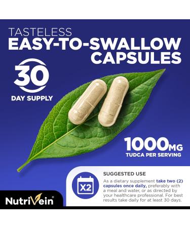 Nutrivein Premium TUDCA Supplement &, Quercetin with Vitamin C and Zinc Bundle: High-Absorption Zinc Quercetin & TUDCA+ for Whole-Body Wellness & Detox - Buy Online on GoSupps.com