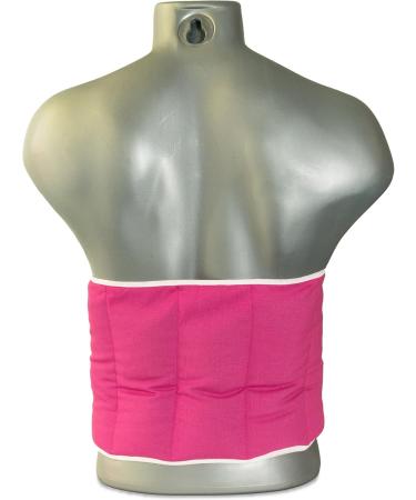 Cherry Core Pillow & Velcro Heating Belt - 135cm XXL Heat Cushion for Back Pain Relief - Pink Cherry Kernels - Buy Online on GoSupps.com