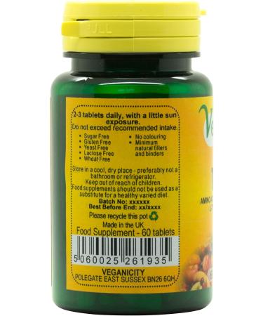 Veganicity Tyro Tan : Safe tanning supplement : 60 tablets - Buy Online on GoSupps.com