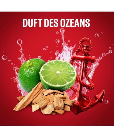 Old Spice Captain 3-in-1 Shower Gel & Shampoo for Men 400ml | Long-Lasting Freshness with Lemon Sandalwood & Sea Air | Body Hair & Facial Cleansing - Buy Online on GoSupps.com