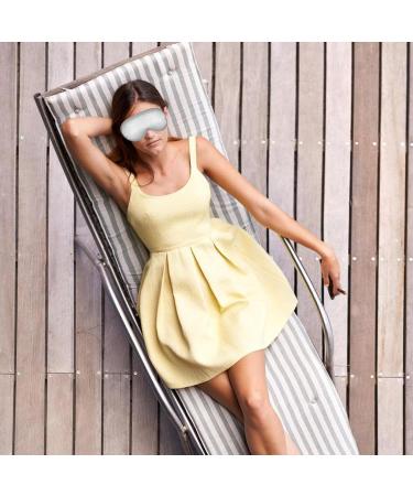 Premium Cooling Sleep Mask | Breathable Eye Covers for Travel & Relaxation - Gray - Buy Online on GoSupps.com