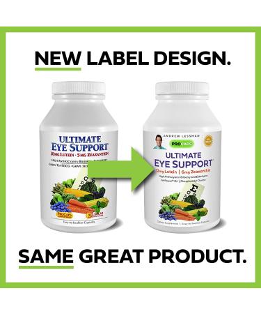 Andrew Lessman Ultimate Eye Support | 60 Softgels with Lutein, Zeaxanthin & Bilberry | Key Nutrients for Eye Health and Vision | No Additives | Easy-to-Swallow | 60 Count - Buy Online on GoSupps.com