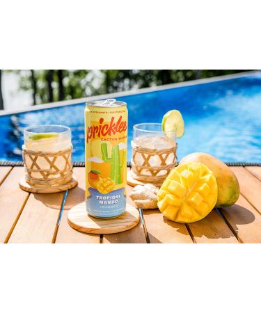 Pricklee Mango Ginger Cactus Water - Low-Calorie Hydration with Antioxidants & Electrolytes - Buy Online on GoSupps.com
