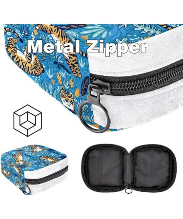 Animal Tiger Color Sanitary Napkin Storage Bag | Period Tampon Makeup Pad Pouch 1220 - Buy Online on GoSupps.com