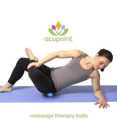Acupoint Massage Therapy Lacrosse Ball Set for Deep Tissue Massage - Blue - Buy Online on GoSupps.com