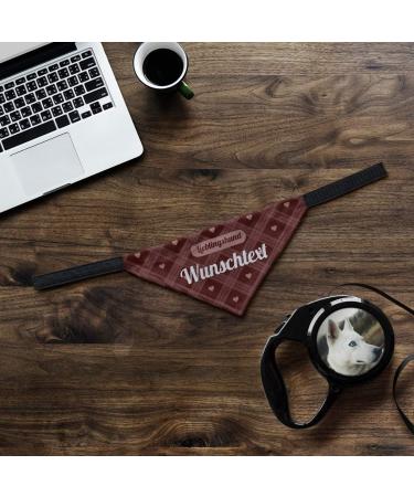 Buy Printplanet Custom Dog Scarf with Name - Personalized Size M Scarf for Dogs - Favorite Dog Design - Buy Online on GoSupps.com