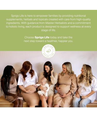 SPRIGS Prenatal Vitamins for Women with Folate Iron Vitamin B12 & A and Minerals | Prenatal Supplement for Conception Pregnancy Nursing | Easy Digest Capsules for Womens Health Support - 120 Count - Buy Online on GoSupps.com