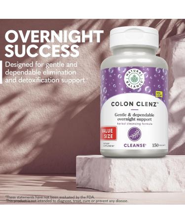 Natural Balance Happy Camper and Colon Clenz Bundle - Feel-Good Mood Support Plus Herbal Colon Cleanse and Detox - 60-Day Guarantee - 75/150 Servings 150/150 VegCaps - Buy Online on GoSupps.com