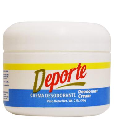 DEPORTE Cream Deodorant  59.1ml  ALL SEALED  by Roldan by Roldan 2 Ounce (Pack of 1)