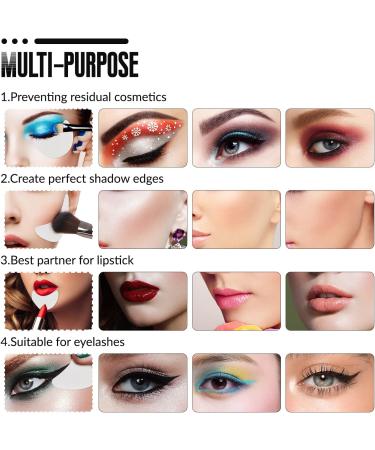 Lot de 100 tampons jetables pour fard paupi res fard paupi res protection pour les yeux les l vres outil d'application de maquillage patchs de maquillage pour eyeliner - Buy Online on GoSupps.com