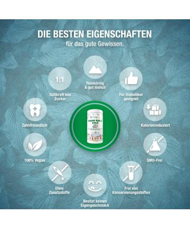 Pharmavital Vegan Xylit - 100% Xylitol Sugar Substitute | Calorie-Reduced Sugar-Free Tooth-Friendly Sweetener from Germany - Buy Online on GoSupps.com