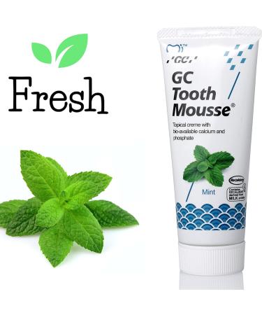 GC Tooth Mousse Mint - Enamel Strengthening Dental Care - Buy Online on GoSupps.com