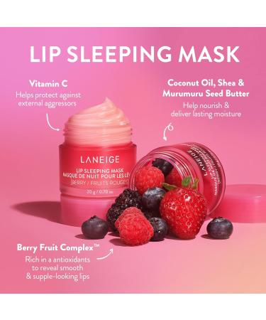 LANEIGE Lip Glowy Balm: Hydrate Glossy Lightweight Moisturize & Tint with Shea Butter Berries 'N Choco Kisses Set - Buy Online on GoSupps.com