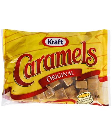 Kraft Caramels Individually Wrapped Candy 340g (Pack of 12)