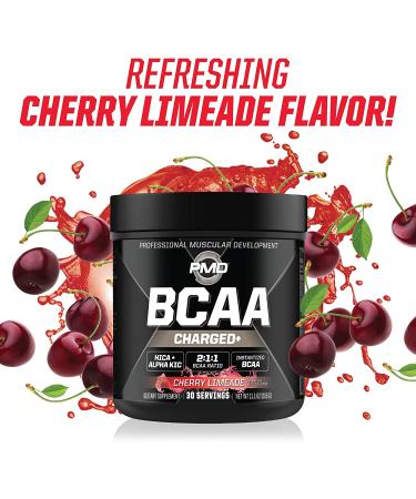PMD Sports BCAA Charged Amino Acid Drink - Cherry Limeade Flavor for Performance and Recovery - Buy Online on GoSupps.com