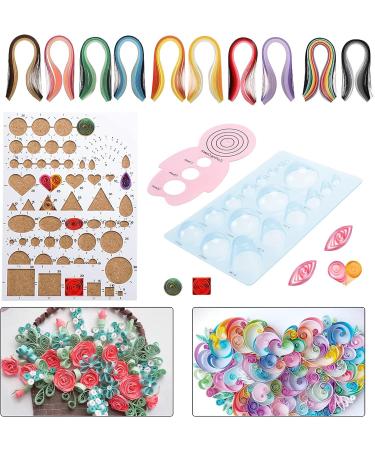 Tysun Paper Quilling Kit - 1060 Pcs Paper Strips & Tools for Beginners in Paper Art & Craft - Buy Online on GoSupps.com