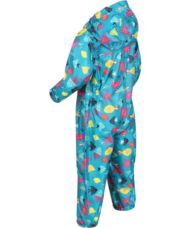 Regatta Kids Puddle Iv All-in-One Suit 48-60 Enamel Sea | Unisex Waterproof Outdoor Coverall - Buy Online on GoSupps.com